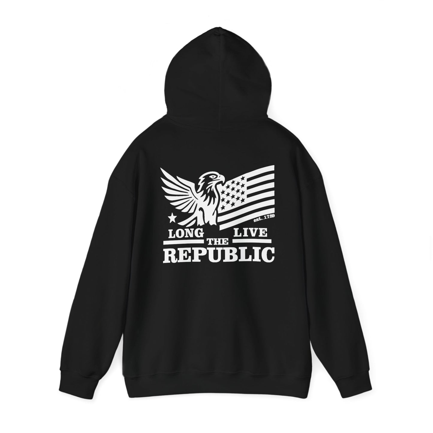 Unisex Heavy Blend™ Hooded Sweatshirt - Long Live the Republic - Patriotic Apparel