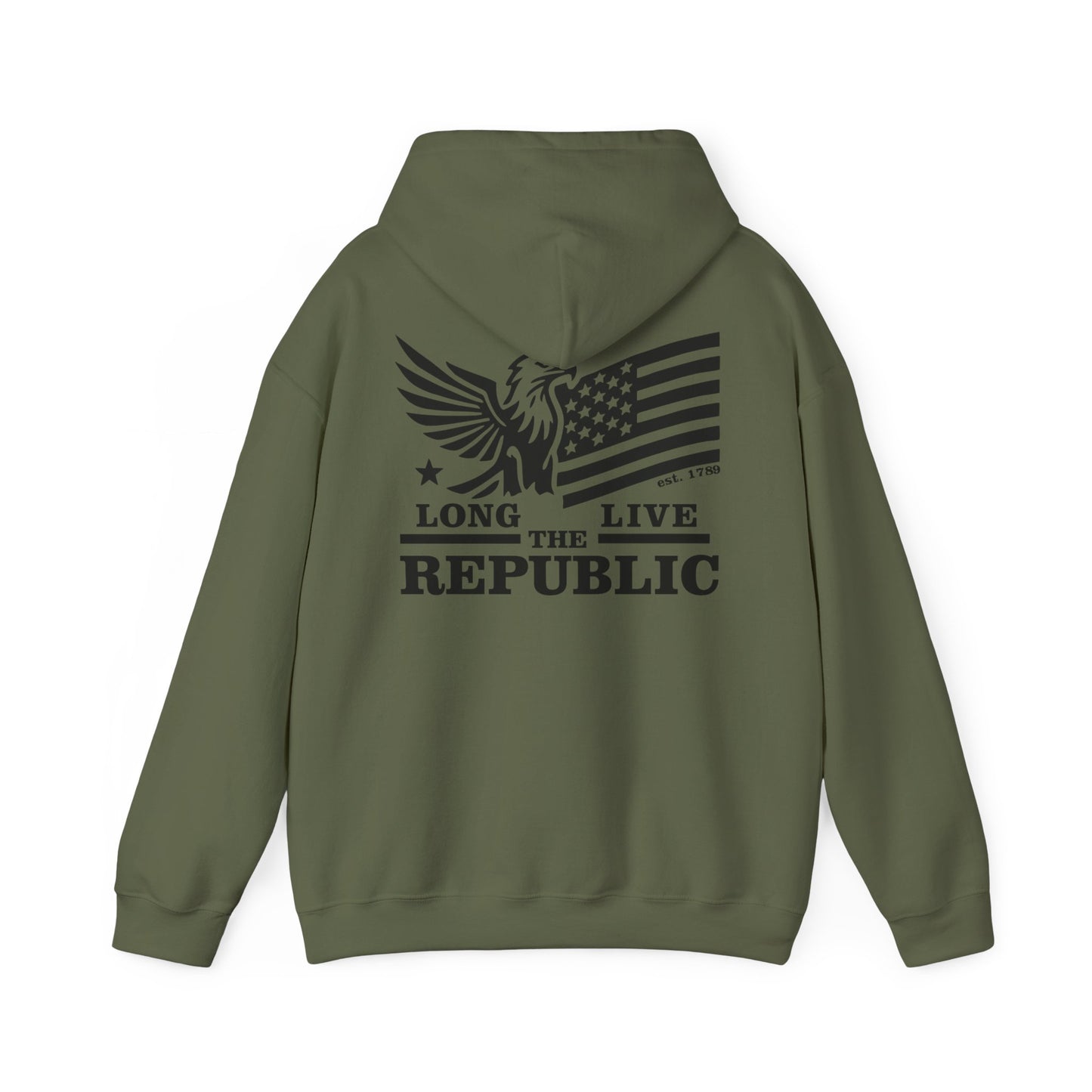 Unisex Heavy Blend™ Hooded Sweatshirt - Long Live the Republic - Patriotic Apparel