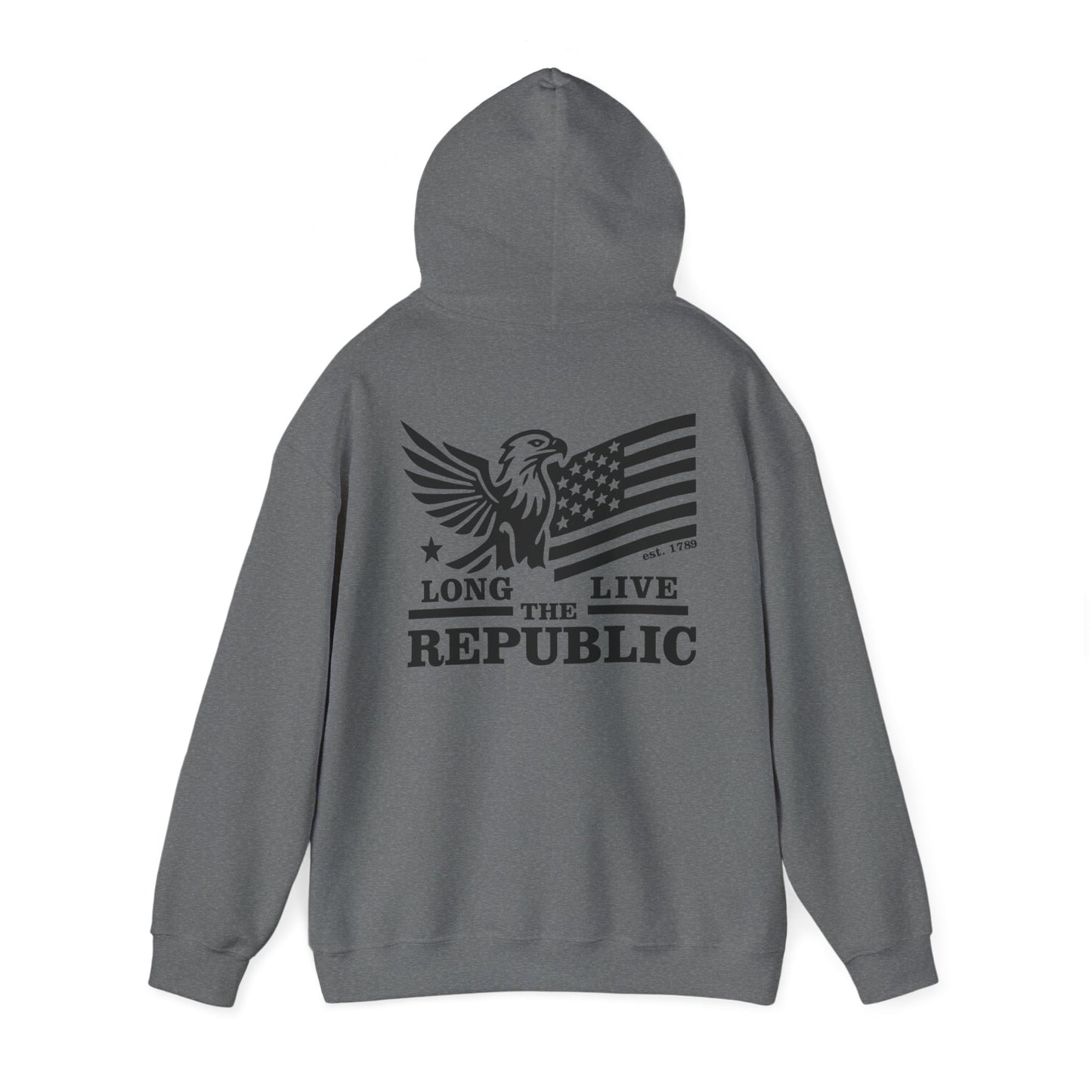 Unisex Heavy Blend™ Hooded Sweatshirt - Long Live the Republic - Patriotic Apparel