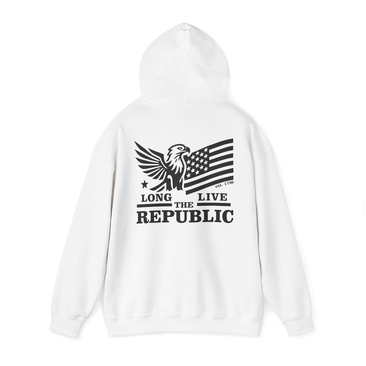 Unisex Heavy Blend™ Hooded Sweatshirt - Long Live the Republic - Patriotic Apparel
