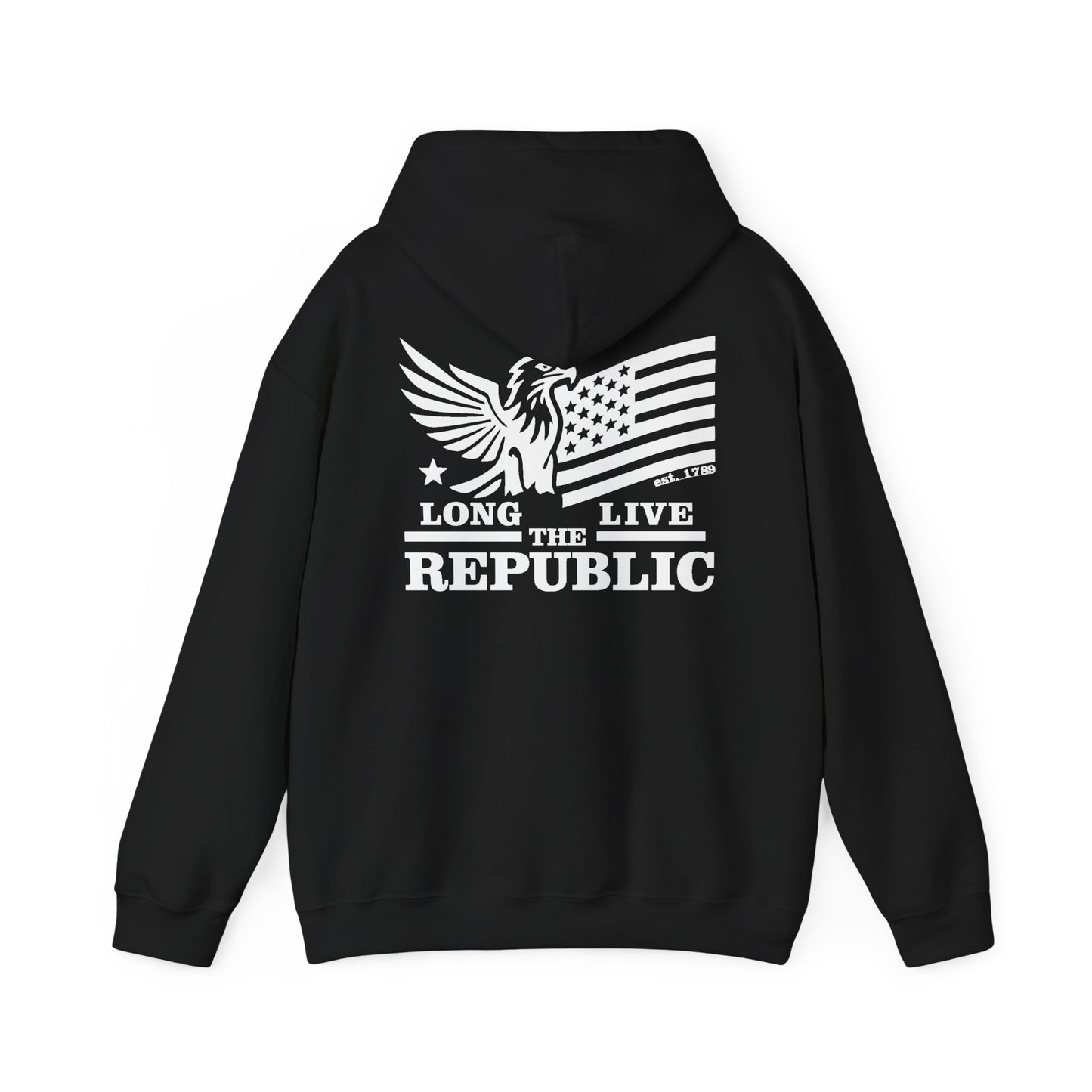 Unisex Heavy Blend™ Hooded Sweatshirt - Long Live the Republic - Patriotic Apparel