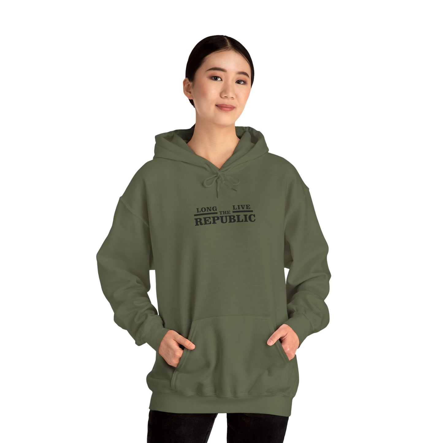 Unisex Heavy Blend™ Hooded Sweatshirt - Long Live the Republic - Patriotic Apparel
