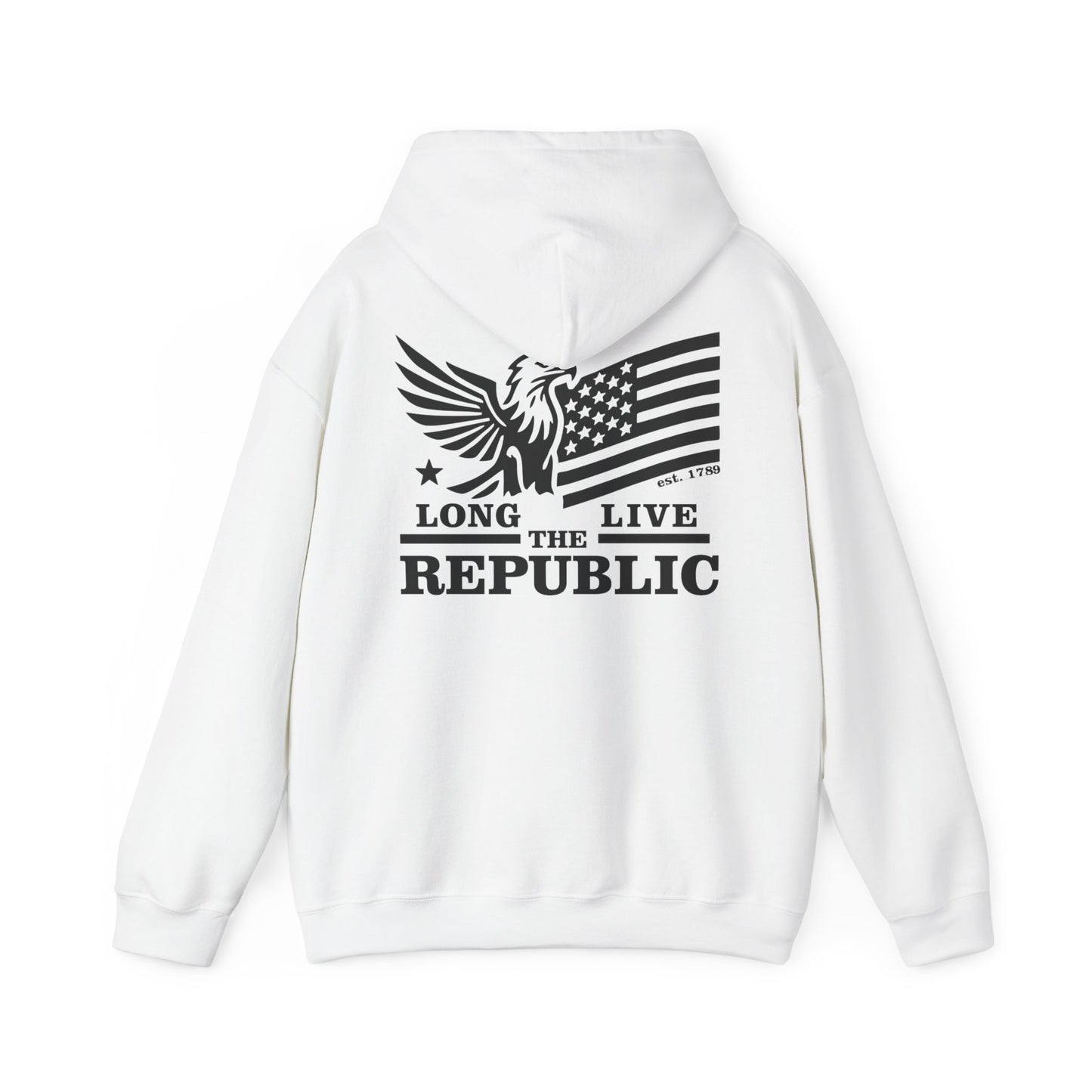 Unisex Heavy Blend™ Hooded Sweatshirt - Long Live the Republic - Patriotic Apparel