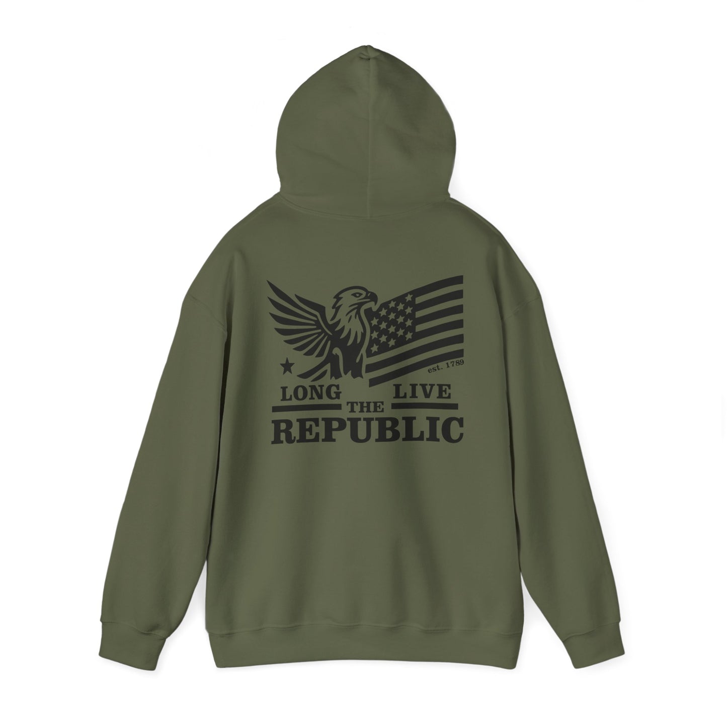 Unisex Heavy Blend™ Hooded Sweatshirt - Long Live the Republic - Patriotic Apparel