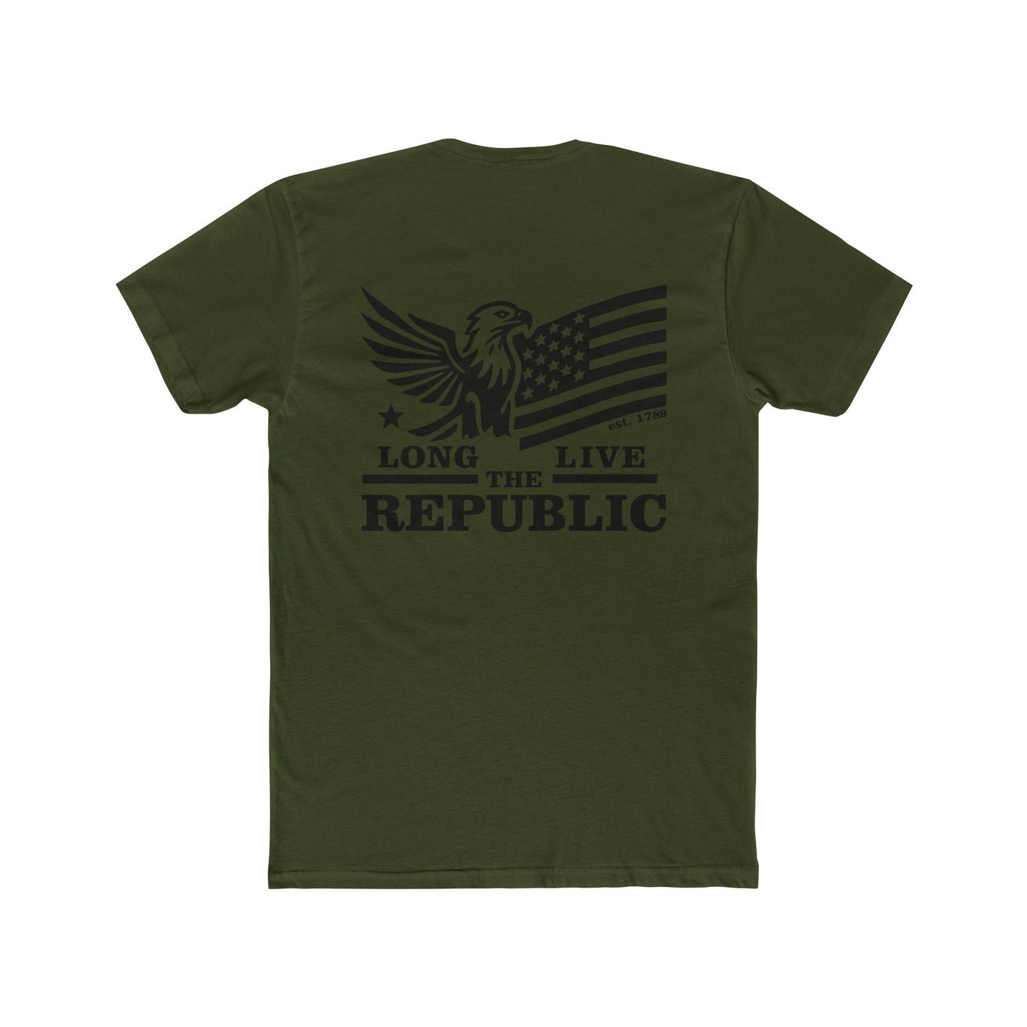 Patriotic Unisex Crew Tee - Long Live Republic Graphic Tee