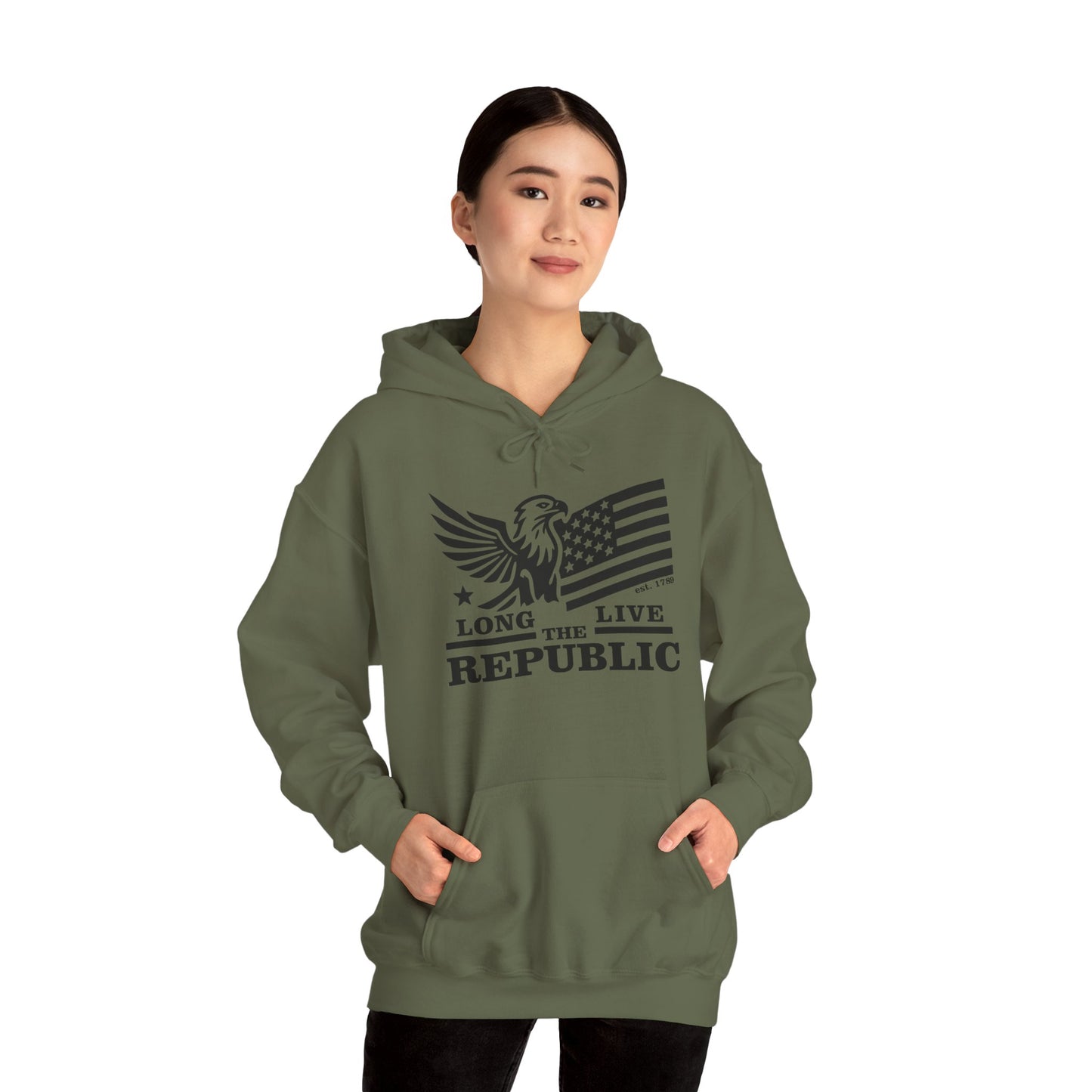 Long Live the Republic - Patriotic Apparel - Unisex Heavy Blend™ Hooded Sweatshirt