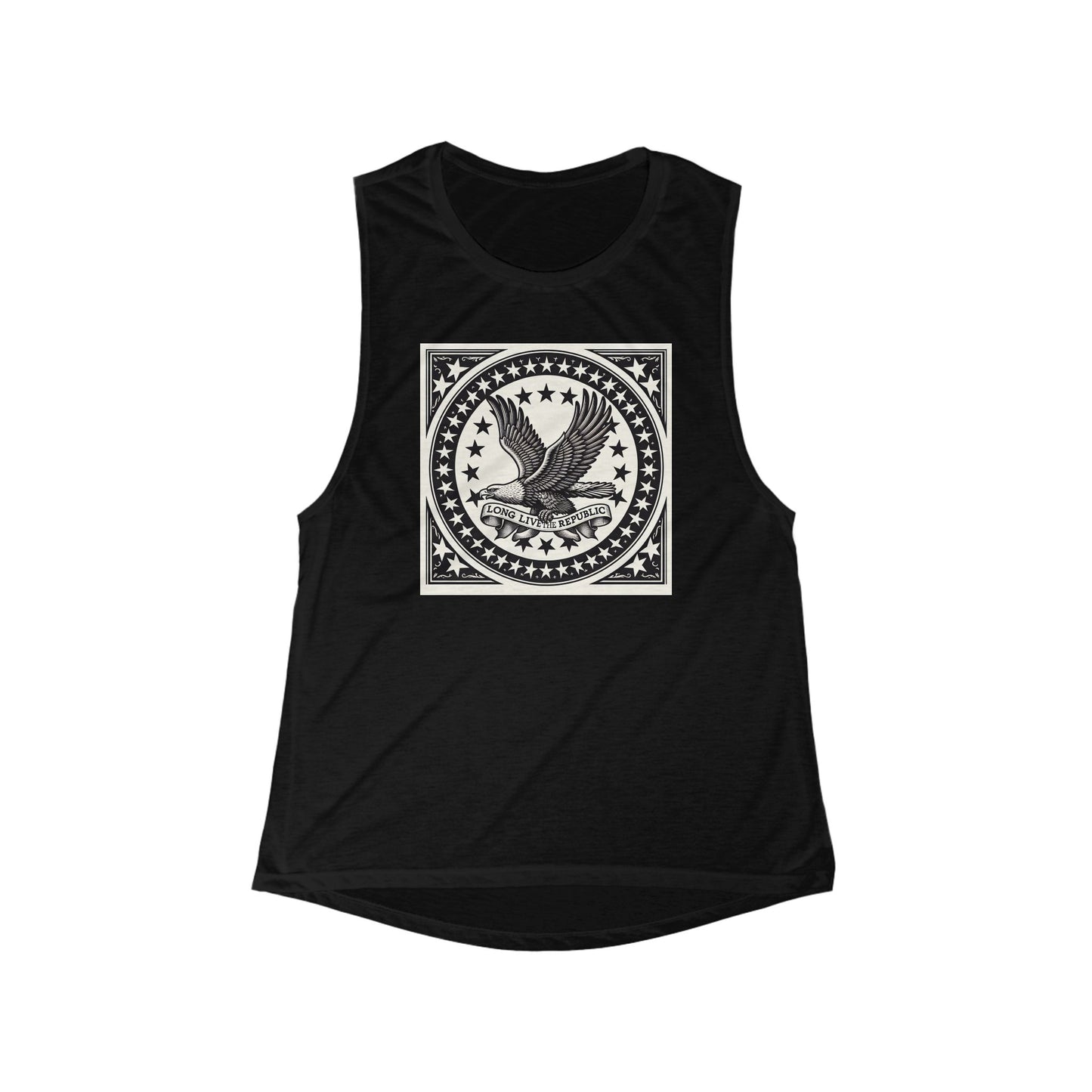 Patriotic Eagle Women’s Flowy Muscle Tank